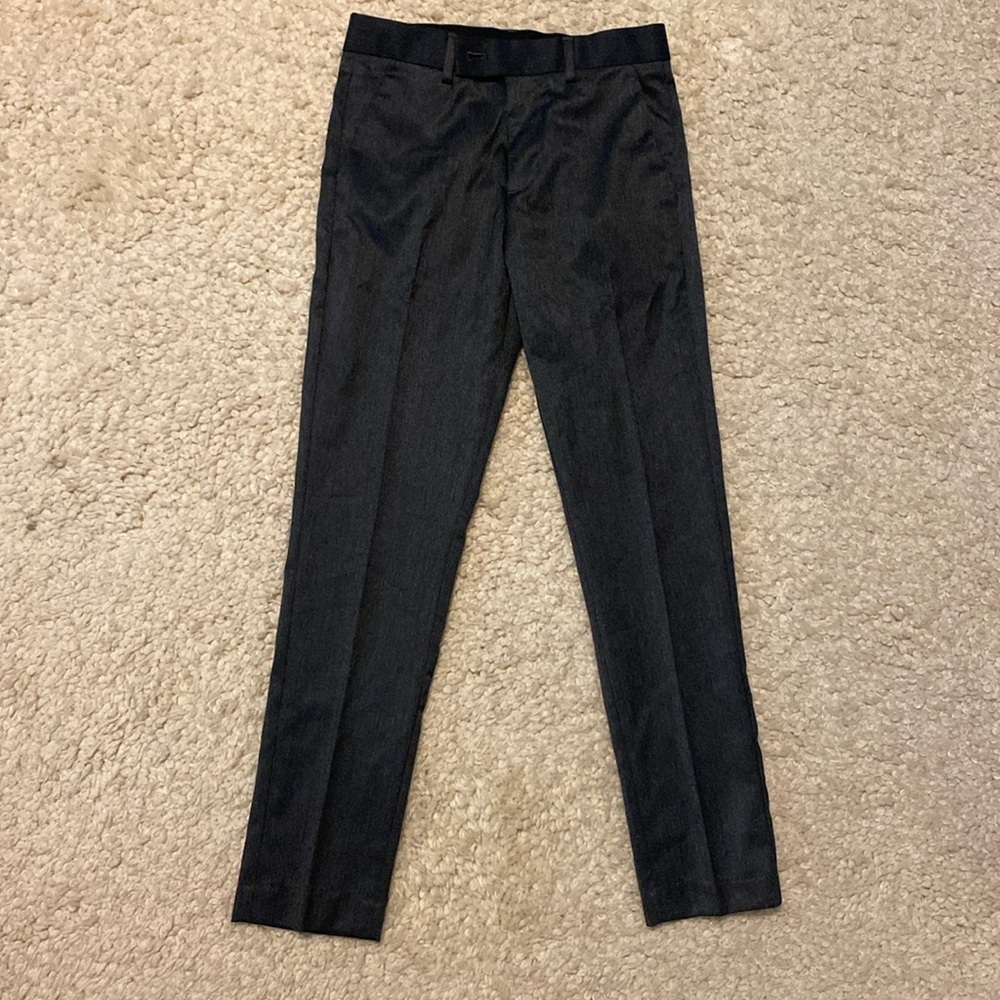 Leo & Zachary dark grey dress pants size 10; 25 inch inseam